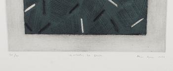 ALAN GREEN, etsning, signerad och daterad 1990, numrerad 30/50.