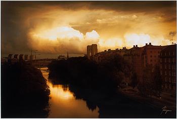 RICHARD RYAN,  signerat fotografi, "Rembrandt Sunset", 2006, Notes nr 0003, ur serien "Notes by Ryan".