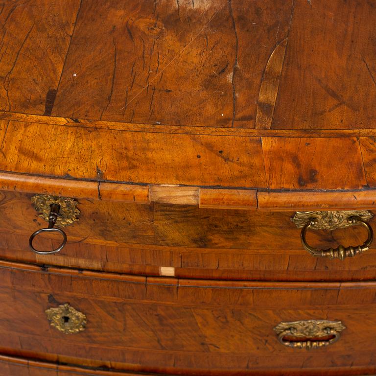 A Swedish Baroque bureau, 18th Century.