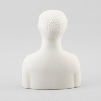 FIGUR, parian, "Mannen med masken", ur serien Figurin, Stig Lindberg, Gustavsberg.