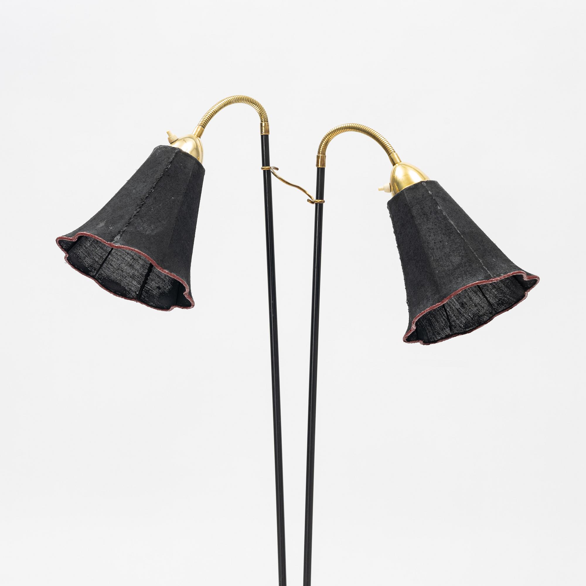 A floor lamp by Möllers Armatur Eskilstuna, 1950's.