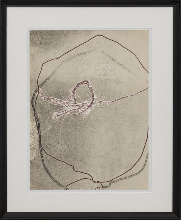 FRANCOIS FIEDLER, färglitografi, ur Derrière le Miroir nr 211 1974.