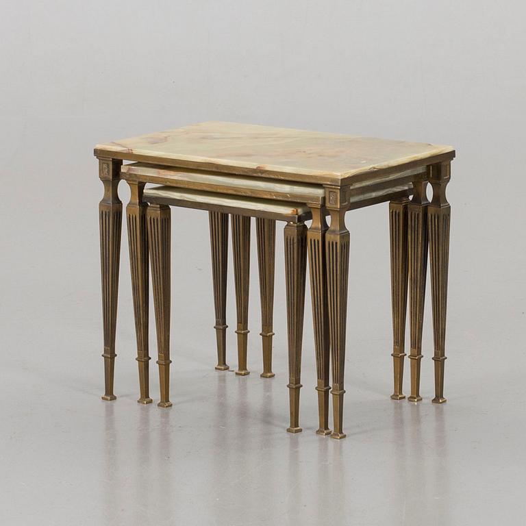 Side tables, late 20th century.