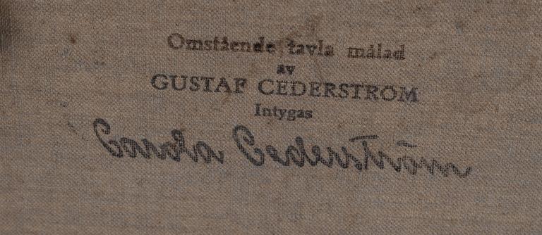 Gustaf Cederström, Karolin, studie.