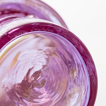 Oiva Toikka, vas, "Bambu", signerad Oiva Toikka, Nuutajärvi Notsjö.