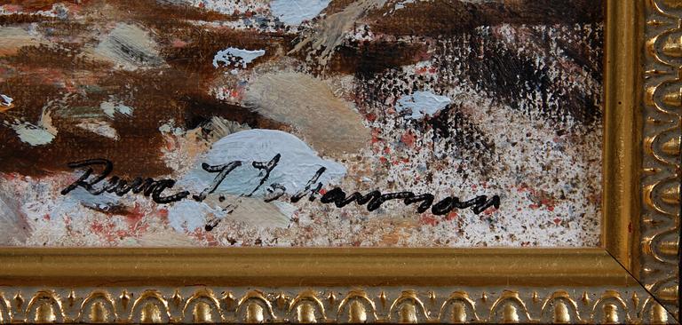 JOHANSSON, RUNE, olja på duk.