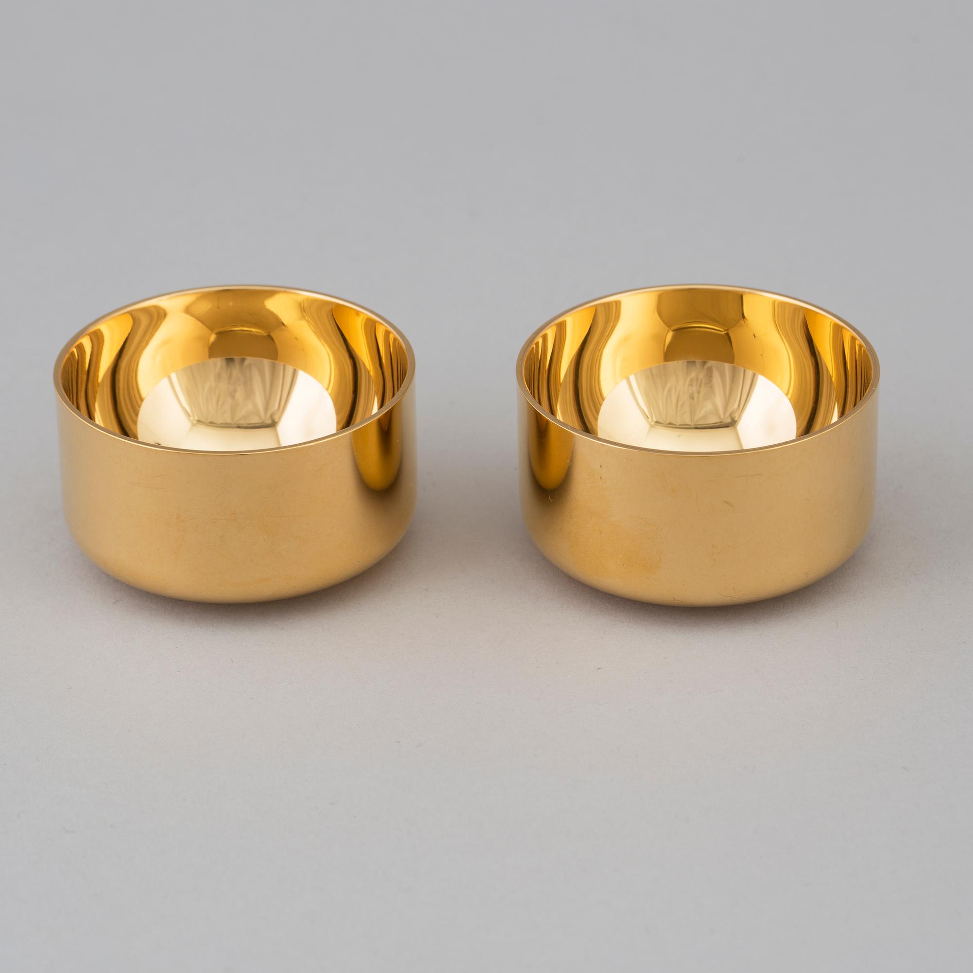 超希少】Skultuna No.90 Pierre Forssell PIERRE FORSSELL, twelve brass cups, Skultuna. - Bukowskis