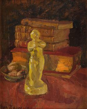 Eva Bagge, Still Life with Books.