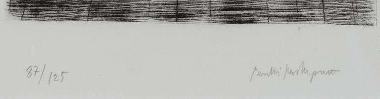 PENTTI KASKIPURO, etsning, sign. och numr. 87/125.