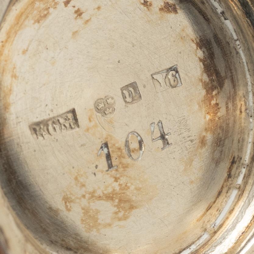 Twelve Swedish silver beakers, mark of KG Markströms, Uppsala 1901-1909.