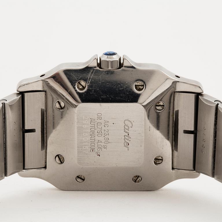 Cartier, Santos Carree, wristwatch, 29 x 29 (41) mm.