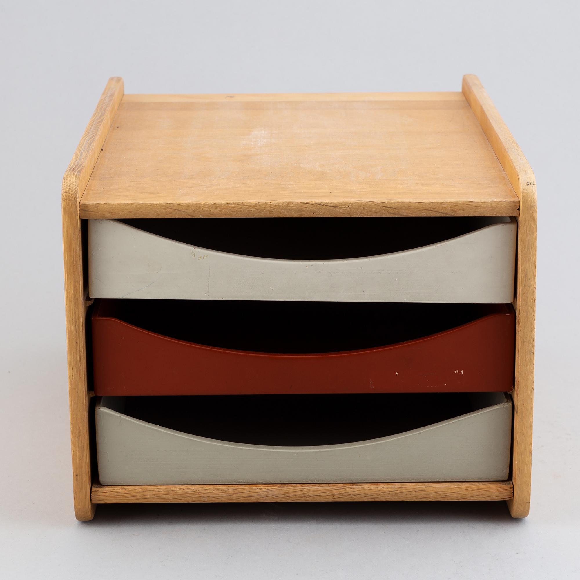 Børge Mogensen, an oak 'A4/3' box for documents for AB Karl Andersen & Söner.