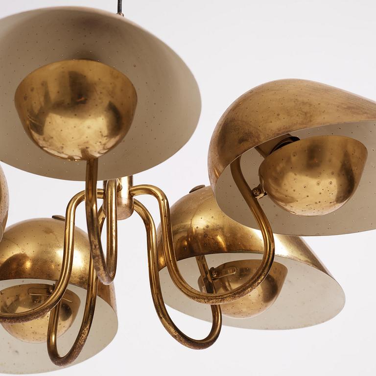 Carl-Axel Acking, taklampa, modell "1164", Bröderna Malmströms Metallvarufabrik, Malmö, 1940-50-tal.