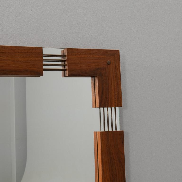 Hall furniture 2 pcs Glass & Wood Hovmantorp 1970s model 7009.