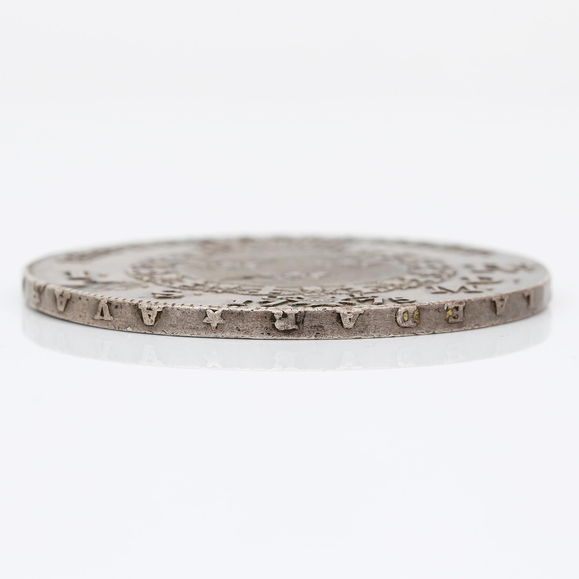 RIKSDALER, silver, Gustav III, Stockholm, 1775. Vikt ca 29,28 g.