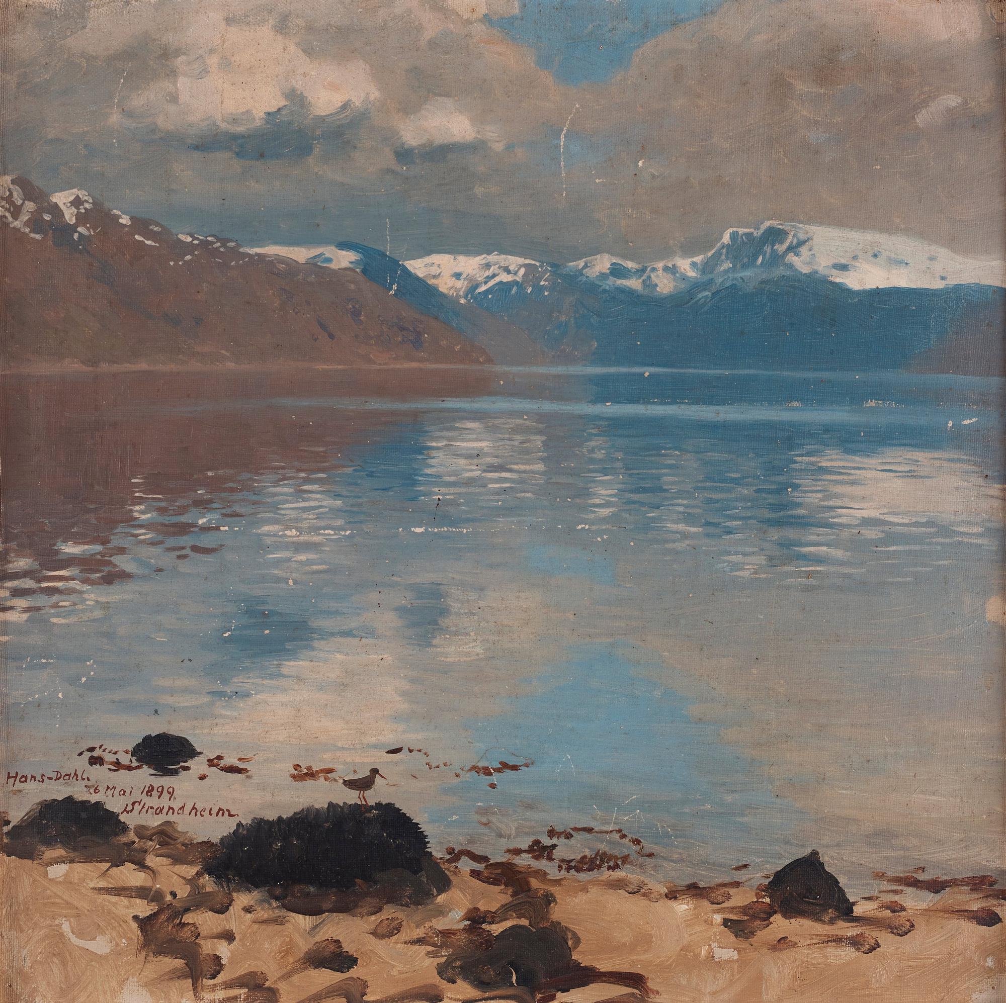 Hans Dahl, signed Hans Dahl and dated 26 Mai 1889 Strandheim.