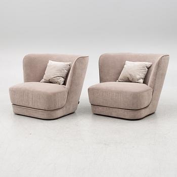 A pair of easy chairs, Casamilano, Italy, Contemporary.