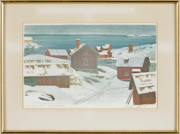 ROLAND SVENSSON, litografi, sign.