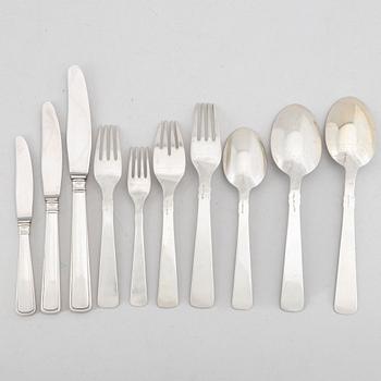 A 36-piece silver culery, Cohr, Denmark.