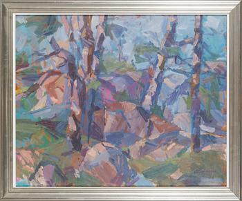 Per Stenius, Cliffs in the Forest.