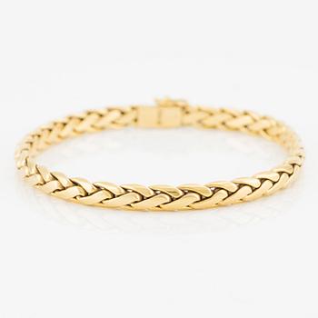 Collier/armband med en rund briljantslipad diamant ca 0.35 ct.