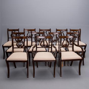 STOLAR, 10+2 st, empirestil, 1900-talets slut.