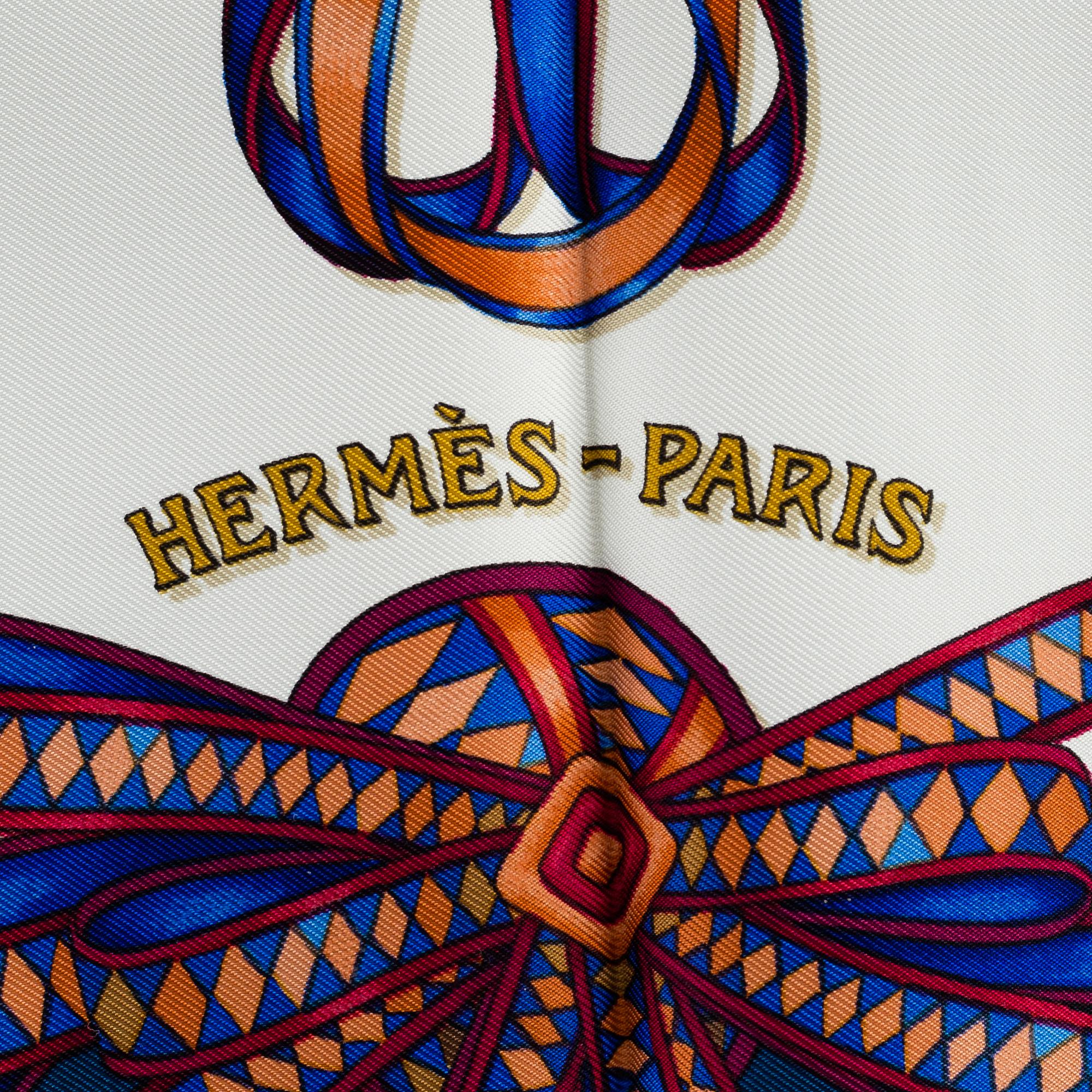 HERMÈS, "Les Rubans du Cheval", Scarf.