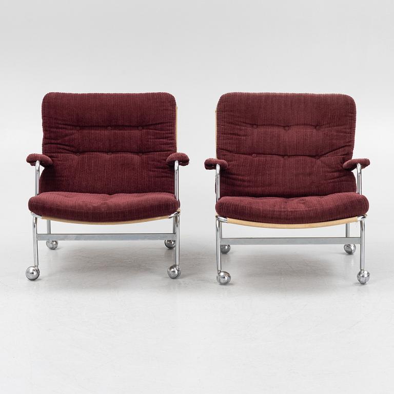 Bruno Mathsson, fåtöljer, ett par, "Karin".