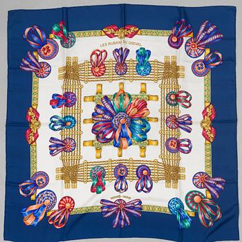 Hermès, scarf, "Les Rubans du Cheval".