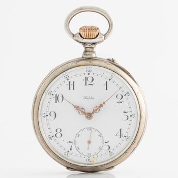 Halda, pocket watch, 50 mm.