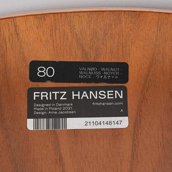 Arne Jacobsen, stolar, sex stycken, "Grand Prix", Fritz Hansen, 2021.