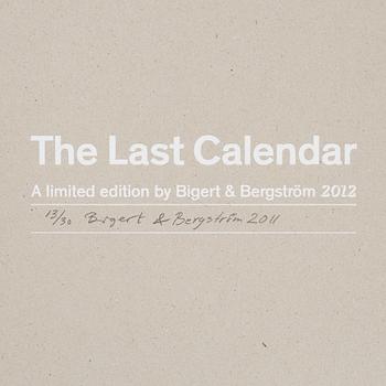 Bigert & Bergström, calendar and original work, signed.