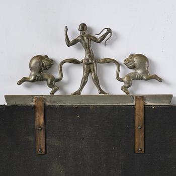 Nils Fougstedt, a Swedish Grace pewter mirror, Herman Bergman konstgjuteri, Stockholm, 1932.