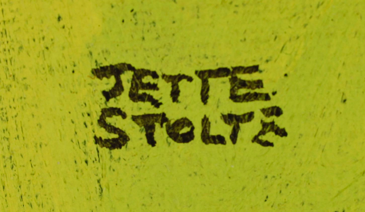 JETTE STOLTZ, olja på duk, sign.