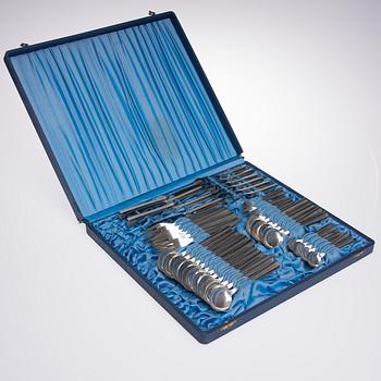ATERINSARJA, 48 osaa, hopeaa, "Margit", Holger Rasmussen, Helsinki 1950/60-luku. Hopeapaino 934 g.