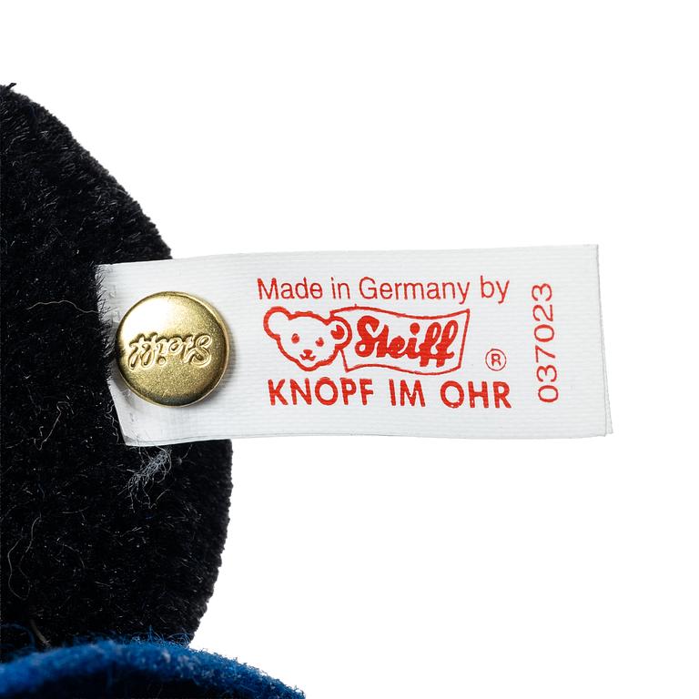 Steiff, toy animals, 3 pcs, Ratty, Toad and Mole.