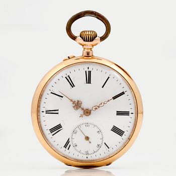 POCKET WATCH, 14K gold,