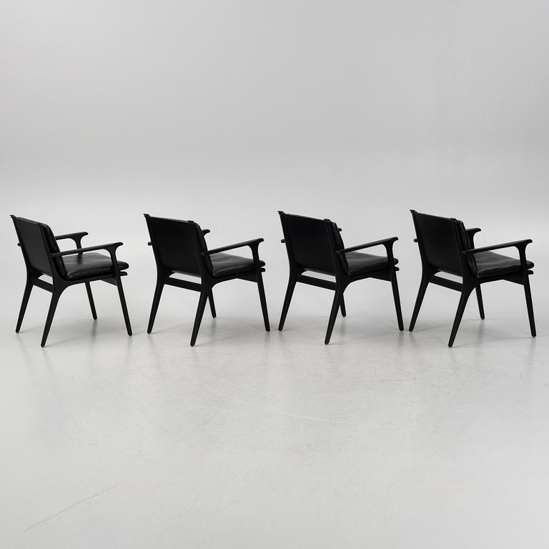Space Copenhagen four 'Ren' dining chairs from Stellar Works.