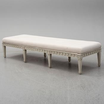 A circa 2000 Gustavian style bench.