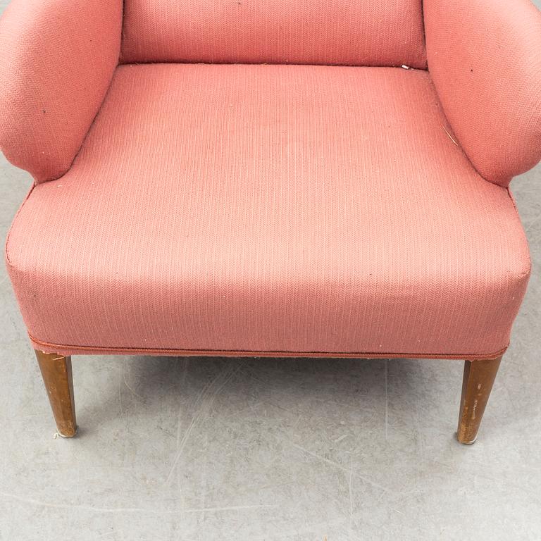 An 'Oscar' easy chair by Carl Malmsten.