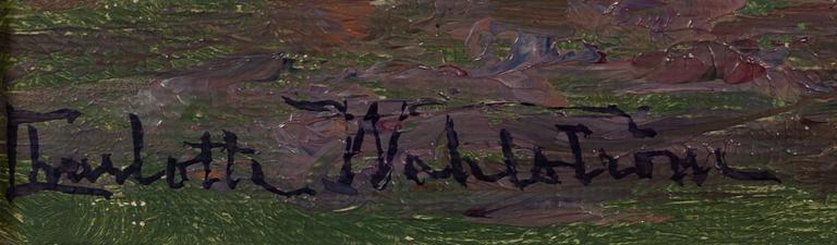 Charlotte Wahlström, Coastal landscape.