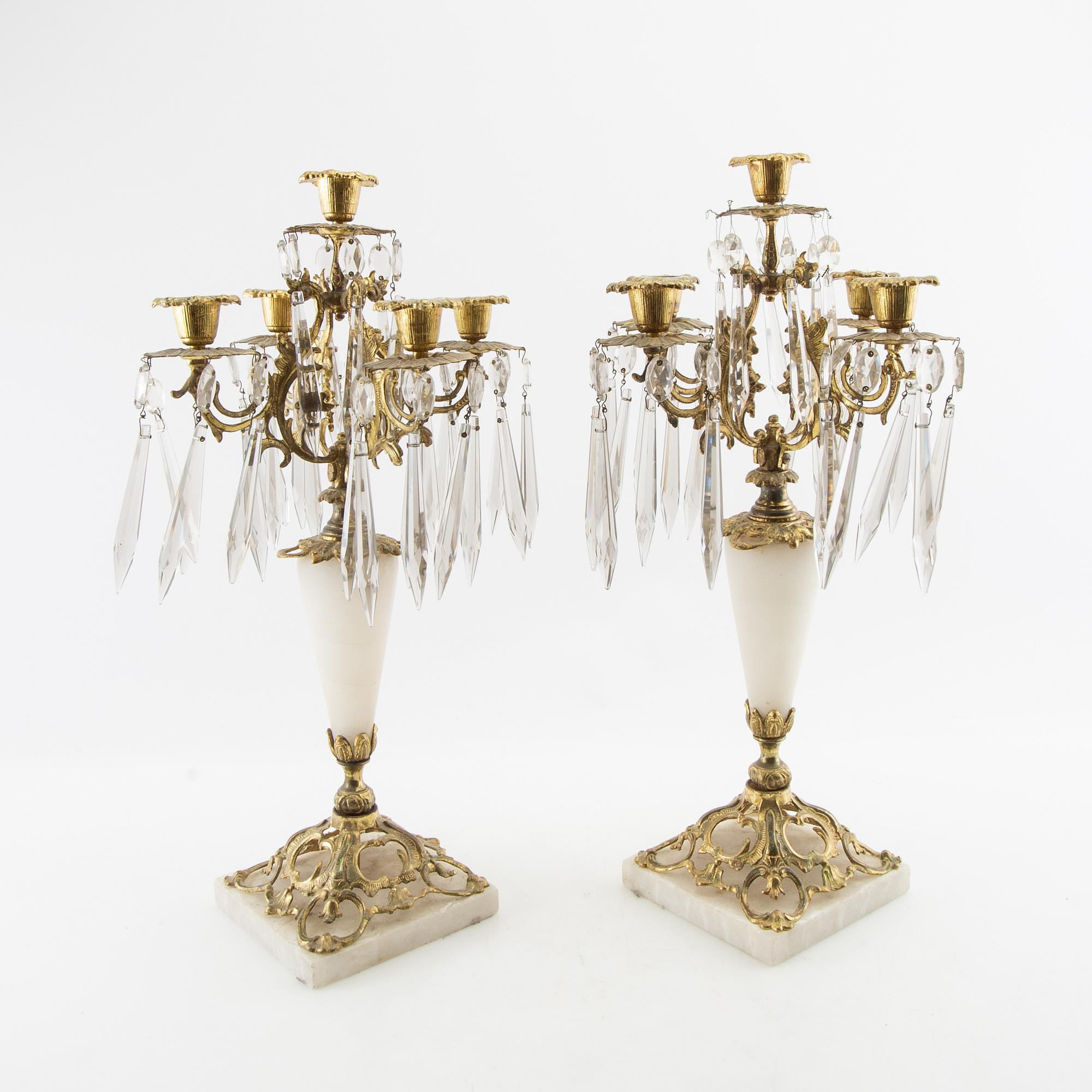 Kandelabrar ett par Louis XV-stil 1900-tal.