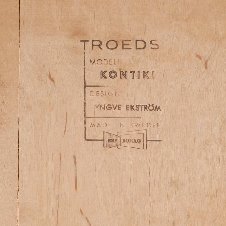 STOLAR, ett par, "Kontiki", Yngve Ekström, Troeds, 1900-talets andra hälft.