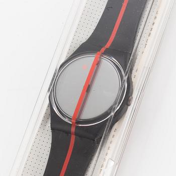 Swatch, 360 Blackout, Felice Varini, armbandsur, 34 mm.