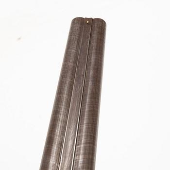 A mid-19th Century Belgian double barreled percussion shotgun marked Canon A Rubans.