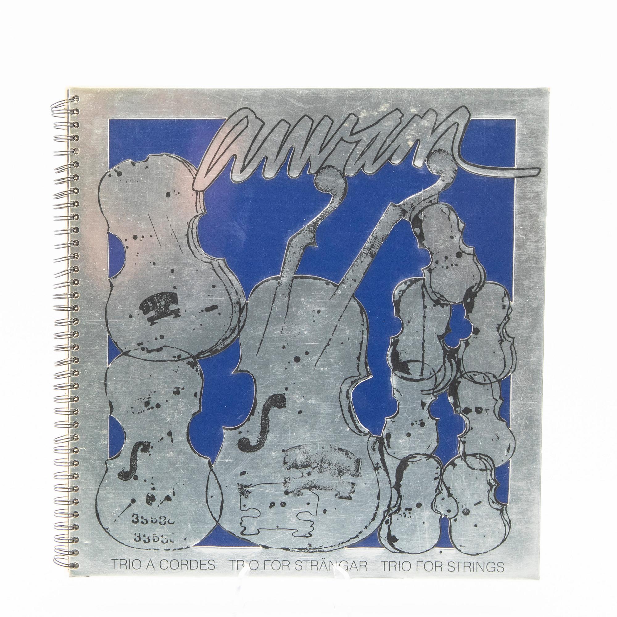 Art books 6 pcs; 3 x Arman, 2 x Wunderlich, 1 x Cesar (signed).