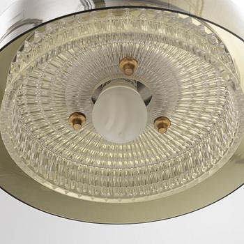 Carl Fagerlund, a ceiling lamp, Orrefors.