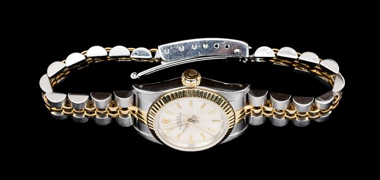 DAMARMBANDSUR, Rolex, Oyster Perpetual, automatisk.