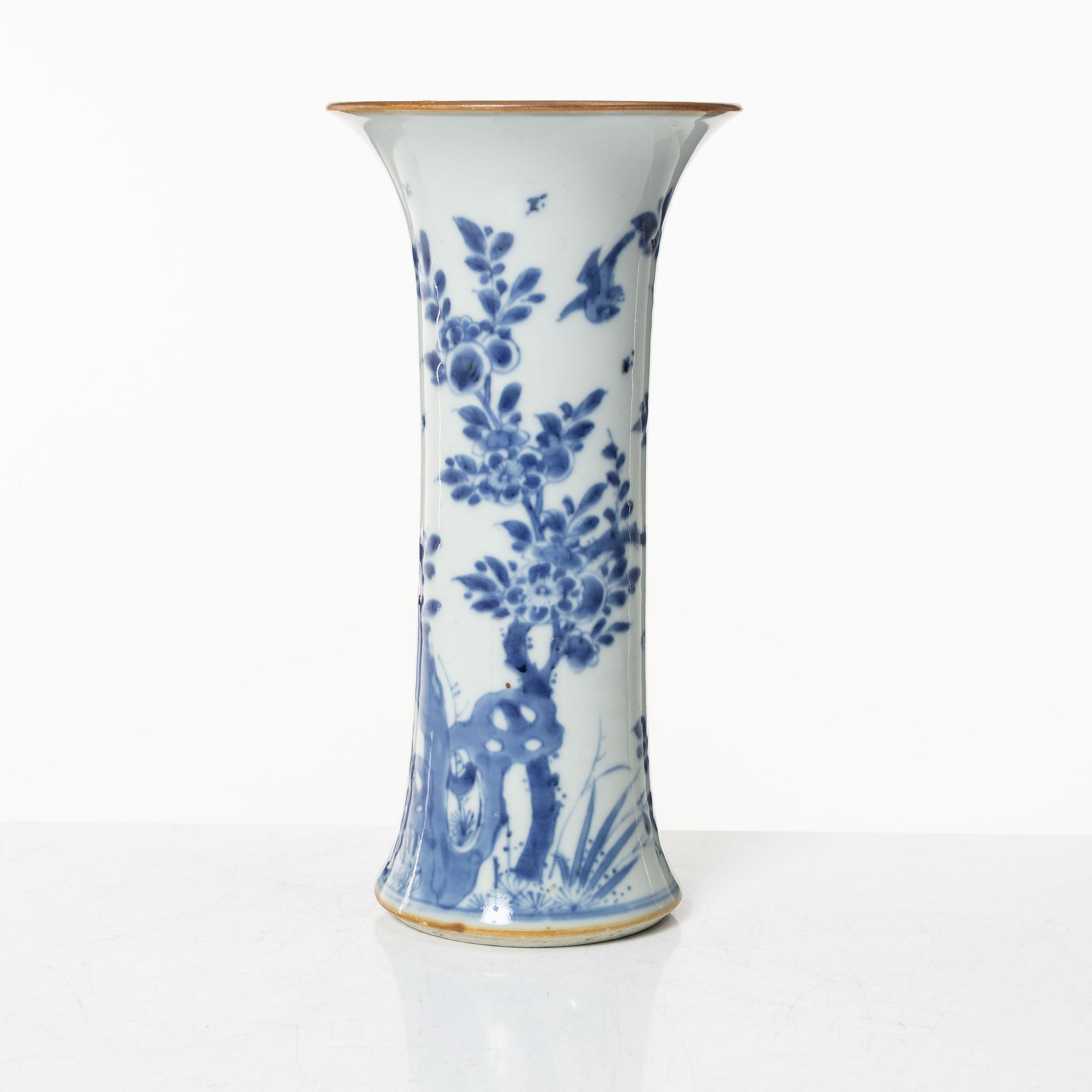 Vas, porslin, Qingdynastin, Kina, 1700-tal.