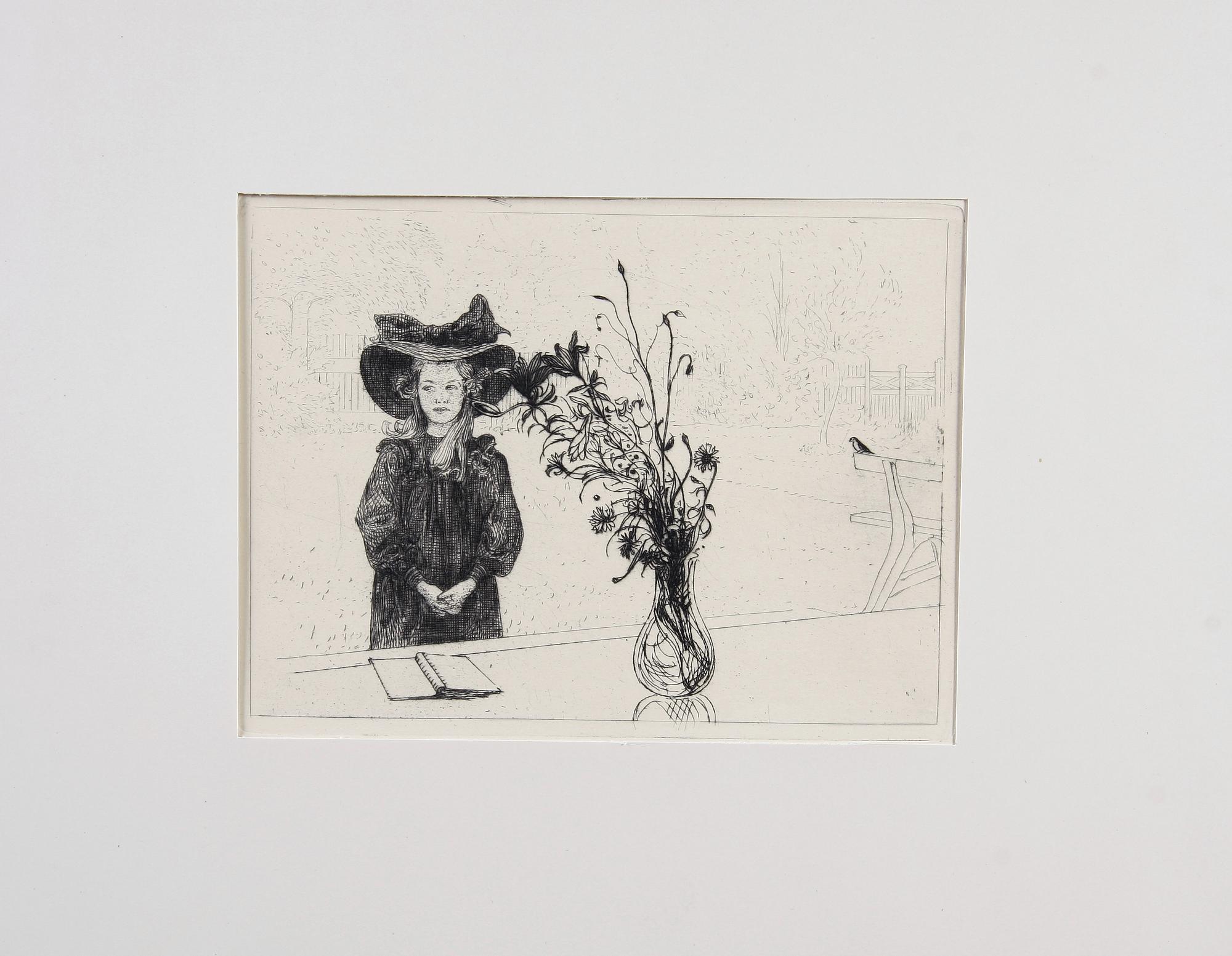 PARTI GRAFIK, ca 50 delar. Bl a Carl Larsson, Roland Svensson.